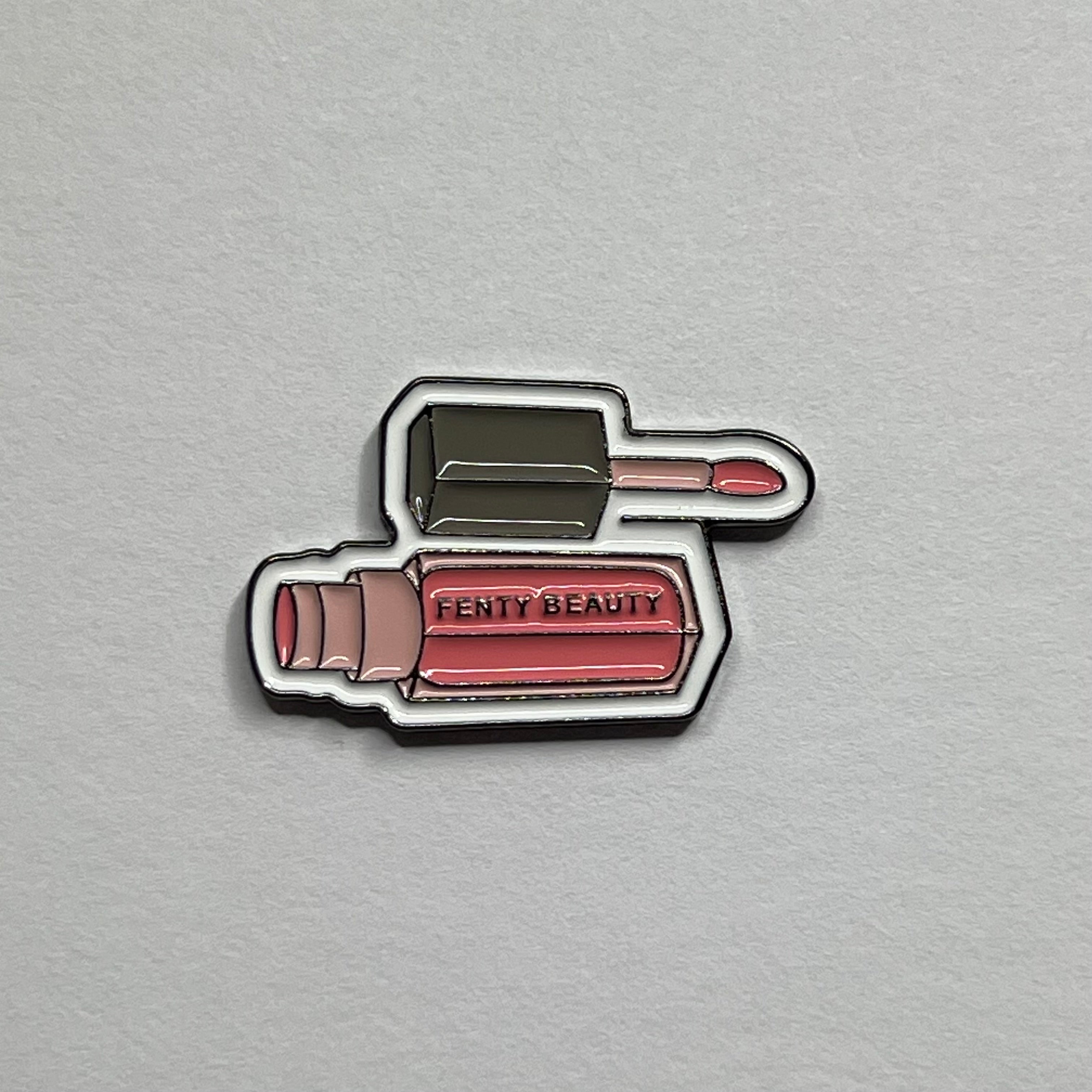 Lip gloss metal sticker
