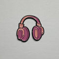 Headphones metal sticker