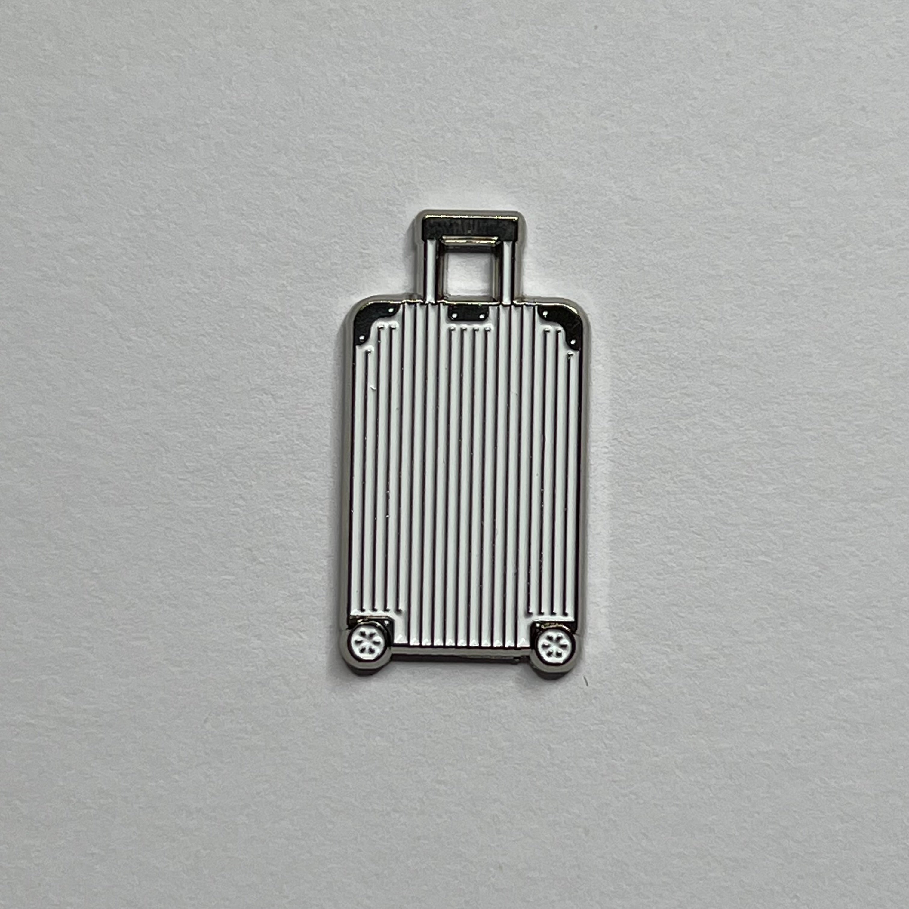 Suitcase metal sticker