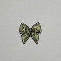 Money bow metal sticker