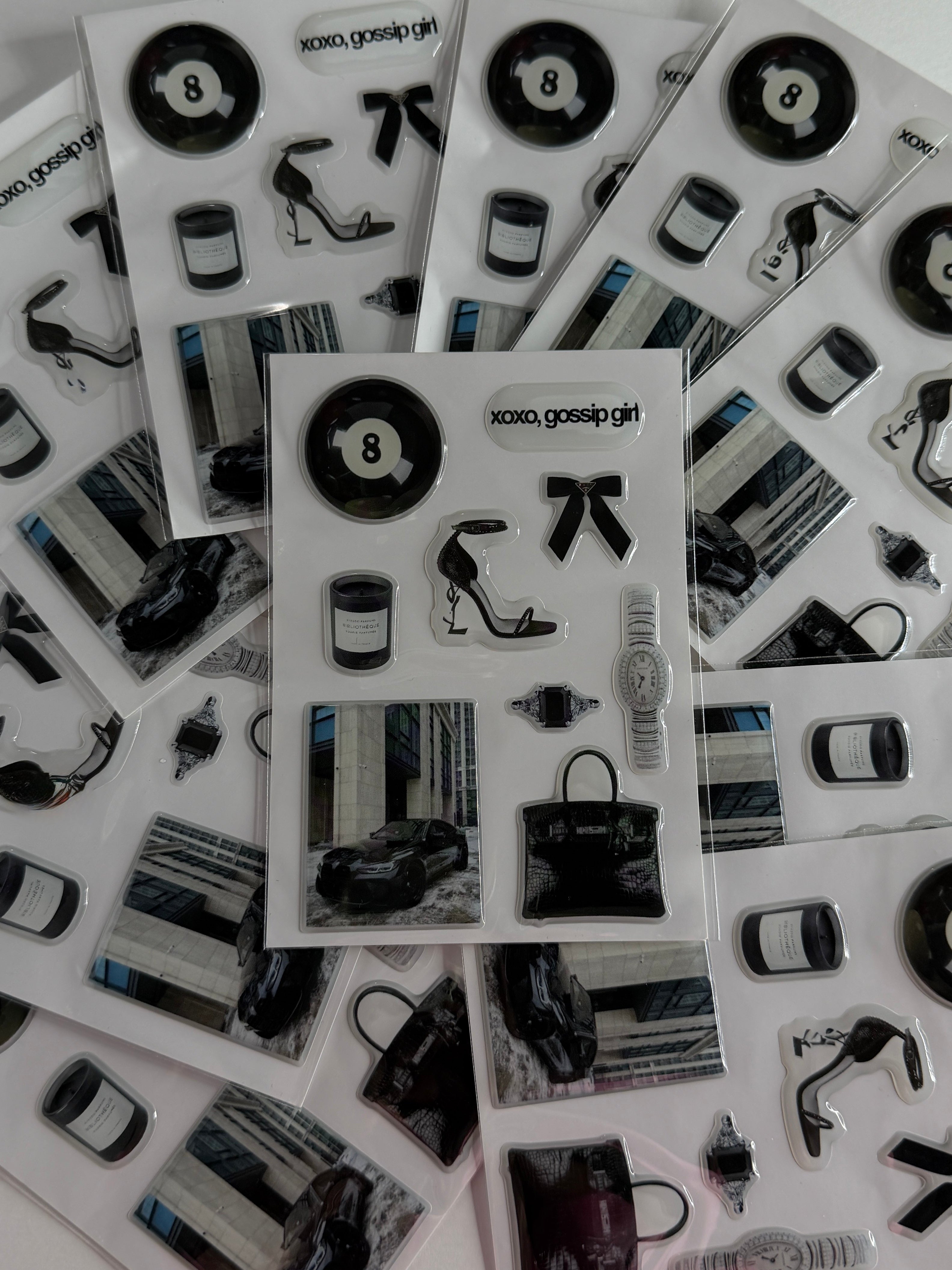 Gossip girl 3d stickers