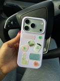 Purple mix 3d stickers