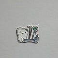 Dentist metal sticker