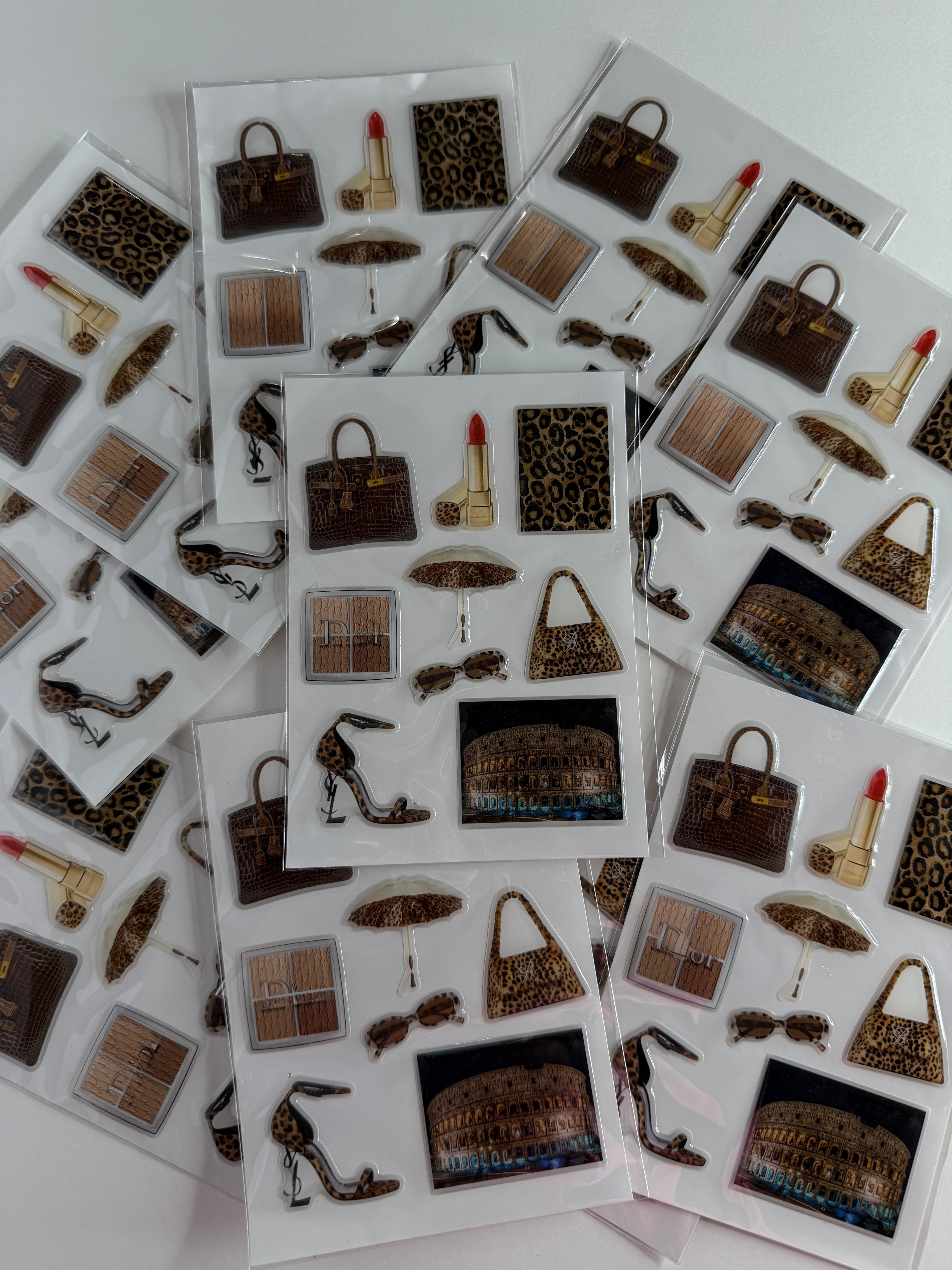 Cheetah skin 3d stickers