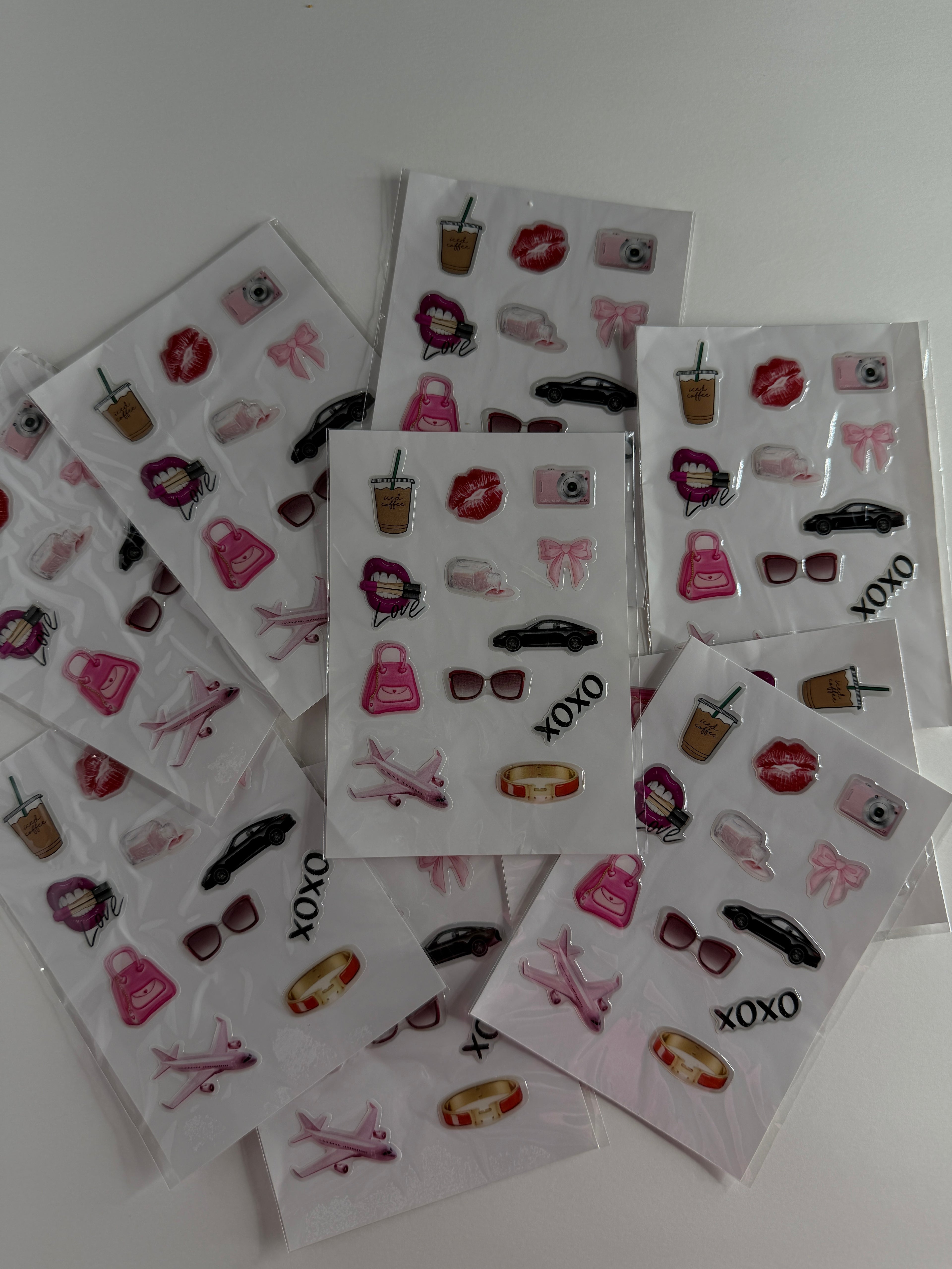 Love 3d stickers