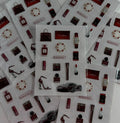 All about love 3d stickers