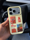 All orange 3d stickers