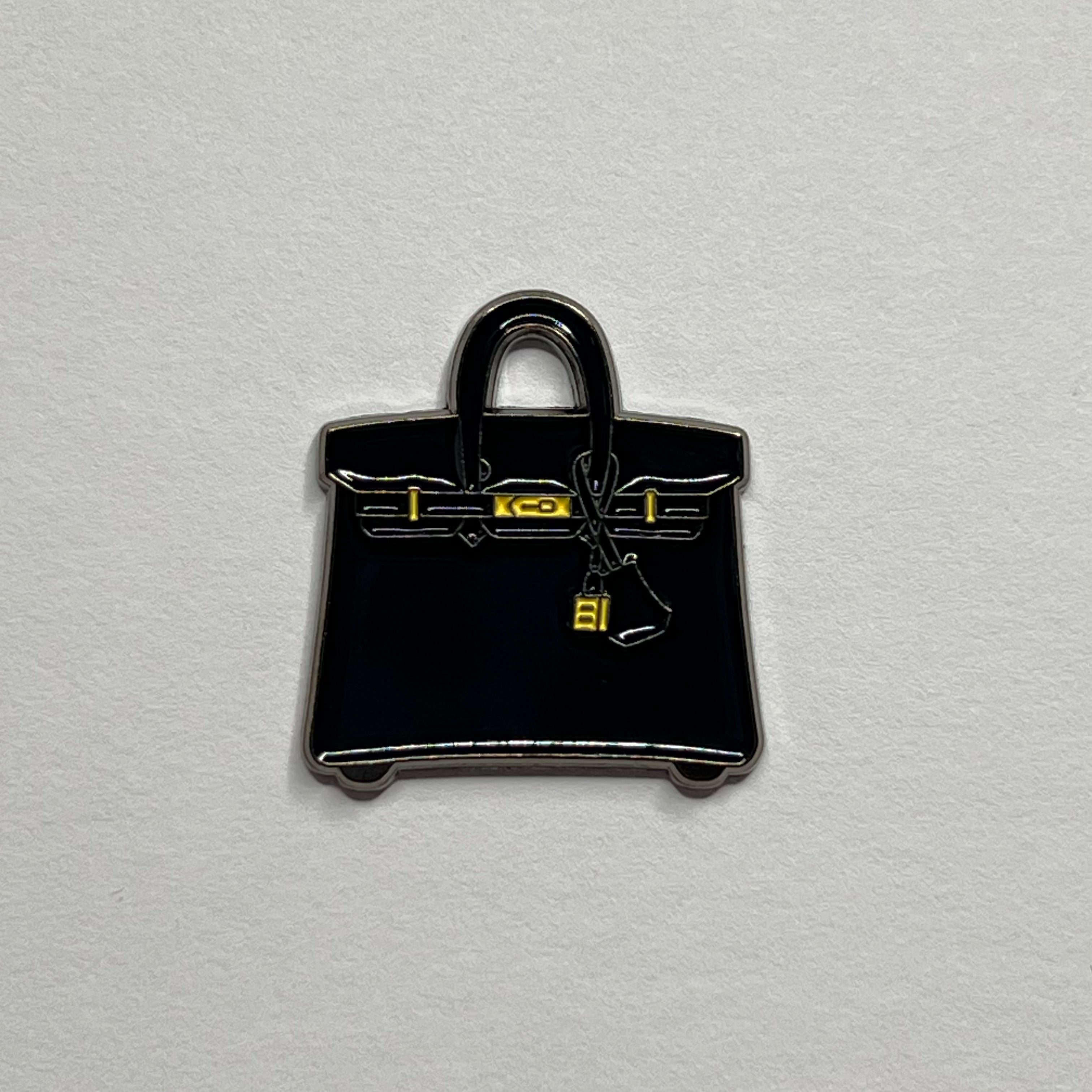 Black bag metal sticker