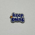 Keep going metal sticker