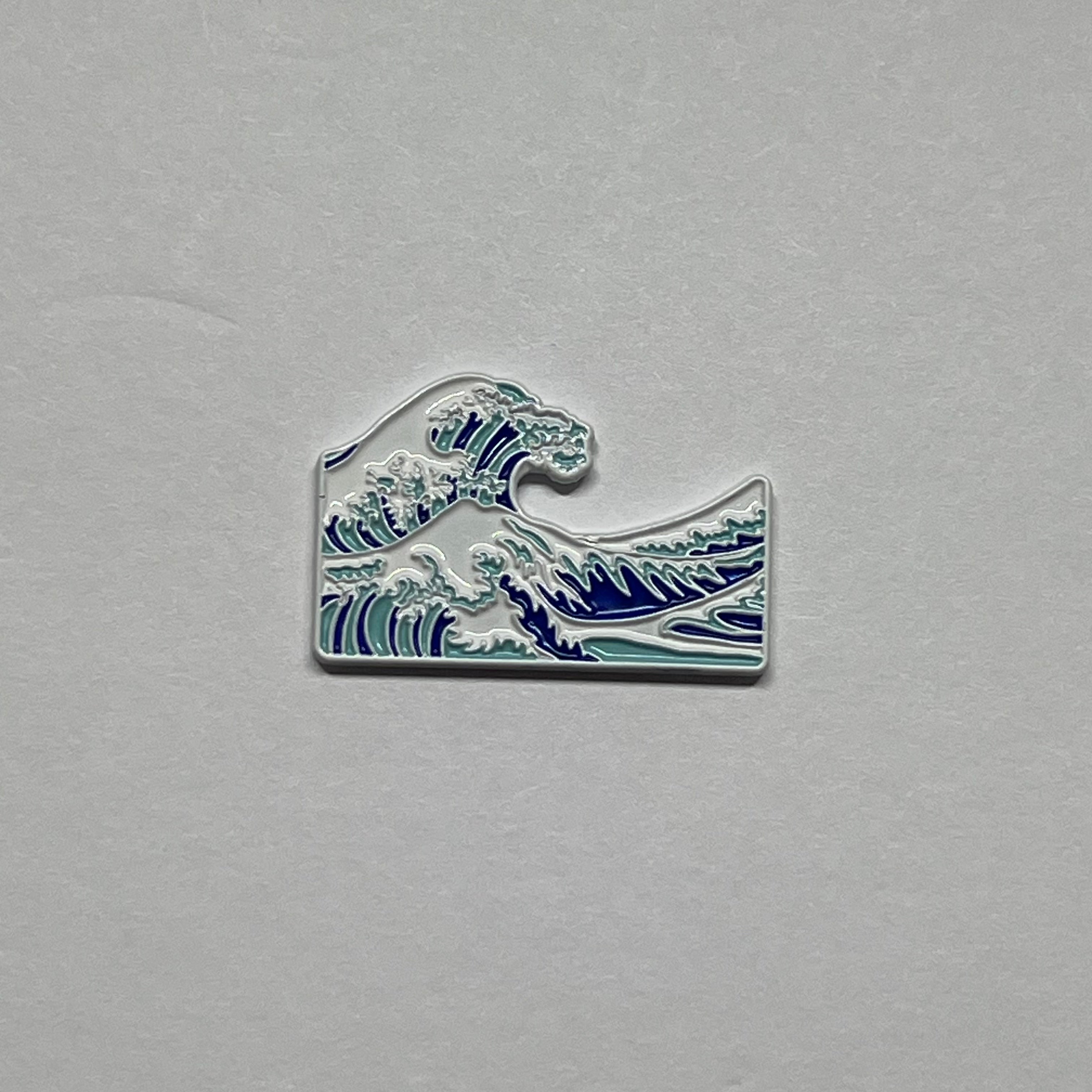 ocean metal sticker