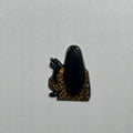 Lady cat metal sticker