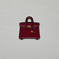 Burgundy bag metal sticker