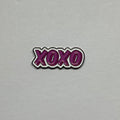 Xoxo metal sticker