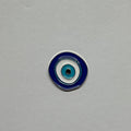 Blue eye metal sticker