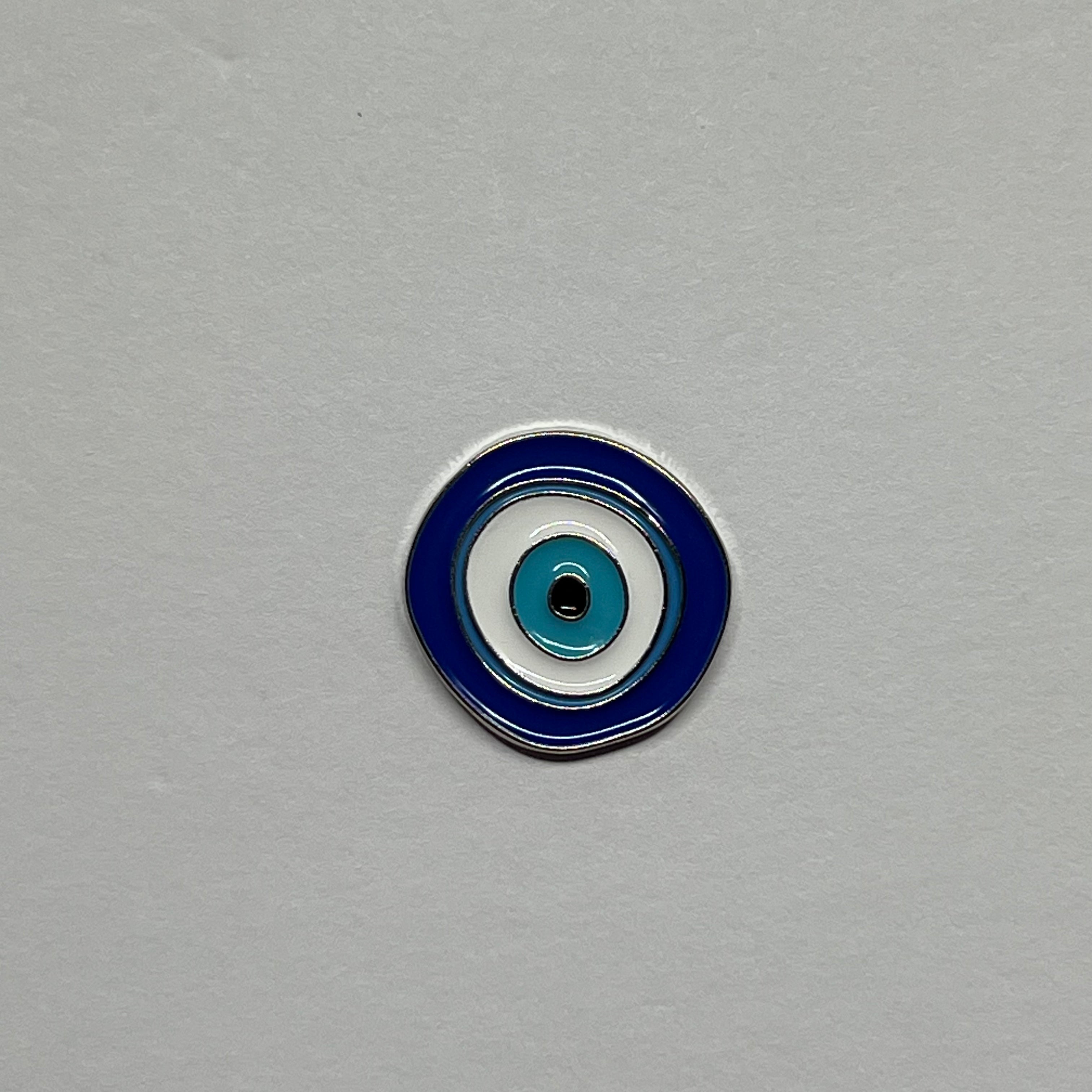 Blue eye metal sticker