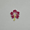 Hibiscus  metal sticker