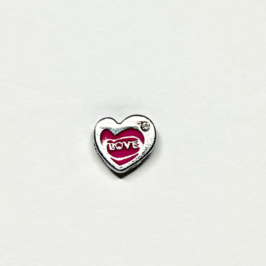 Heart keychain charms
