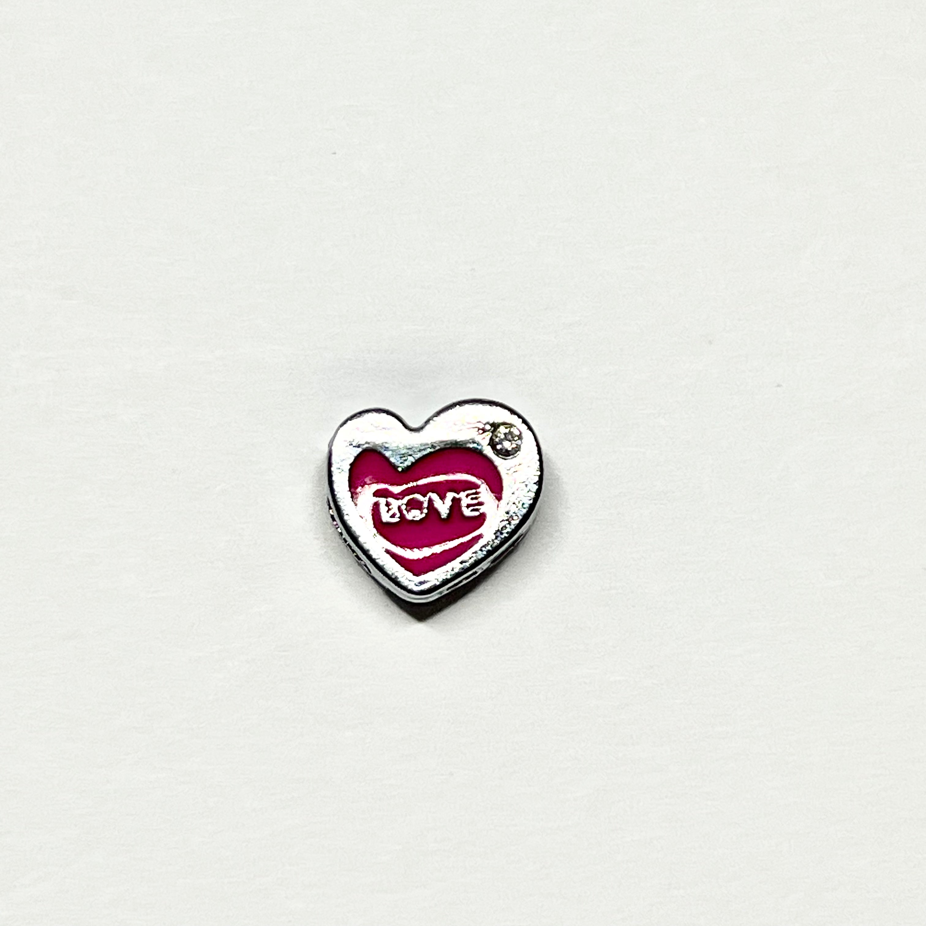 Heart keychain charms