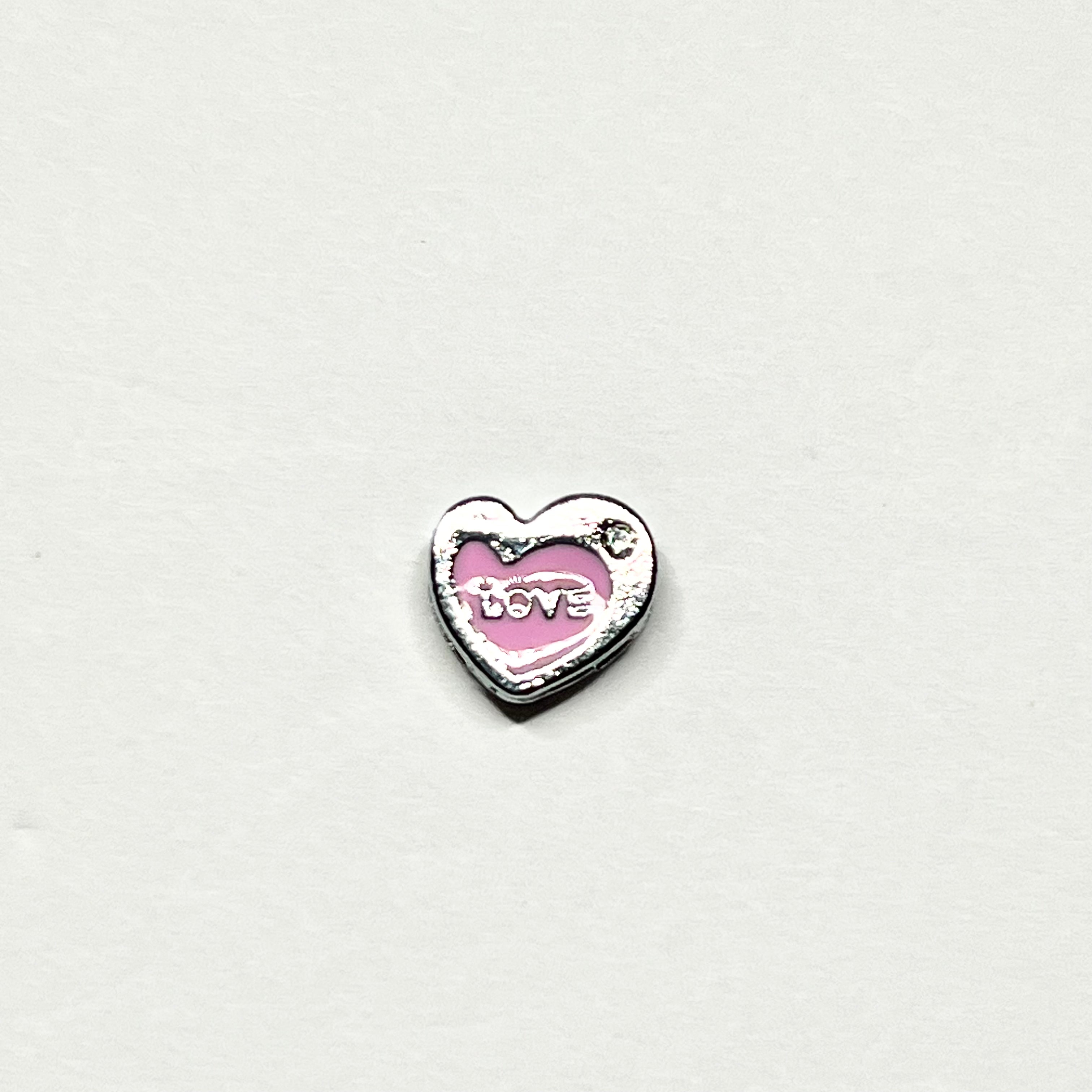 Heart keychain charms