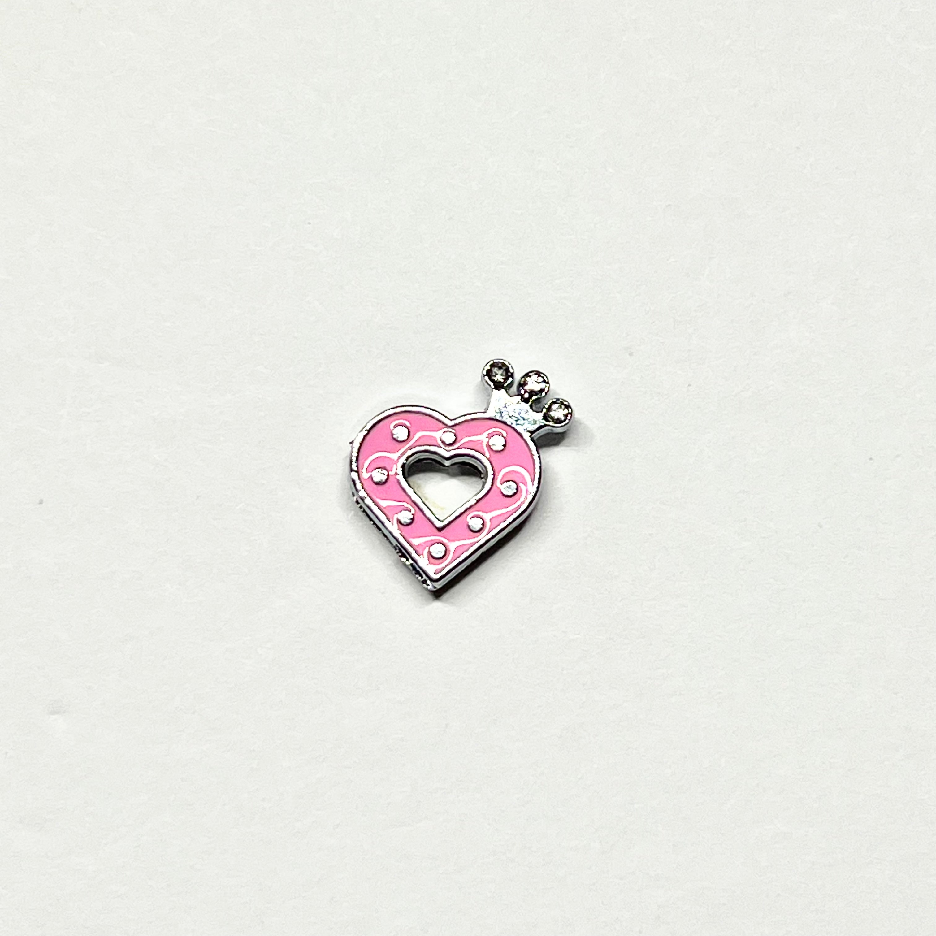Heart keychain charms