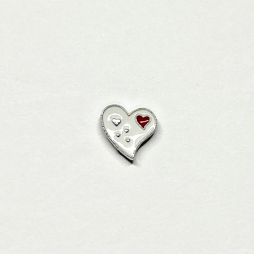 Heart keychain charms