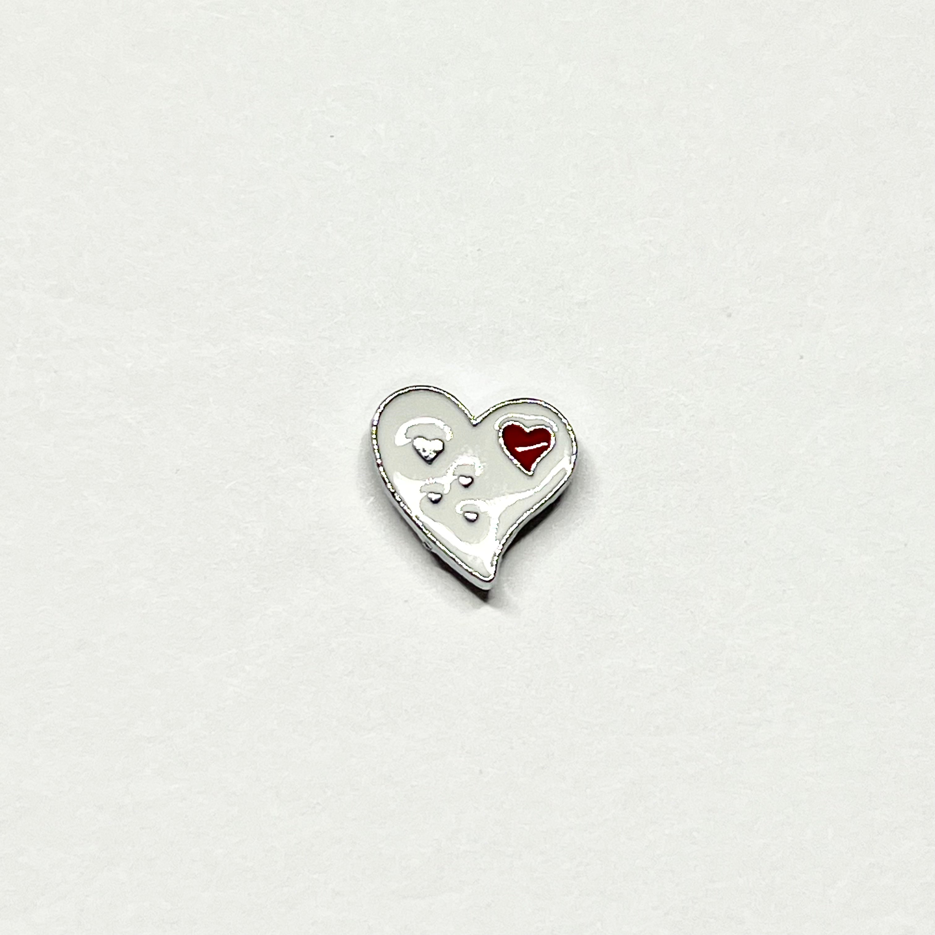 Heart keychain charms
