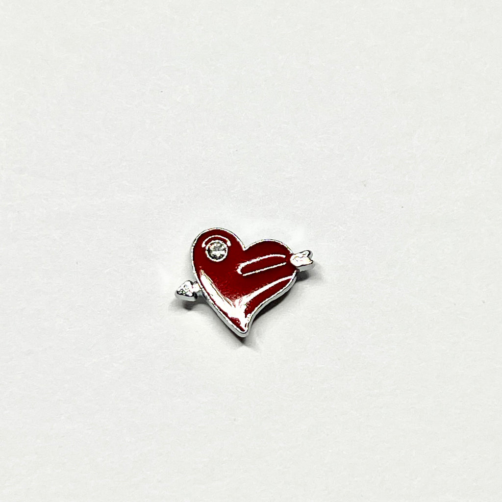 Heart keychain charms