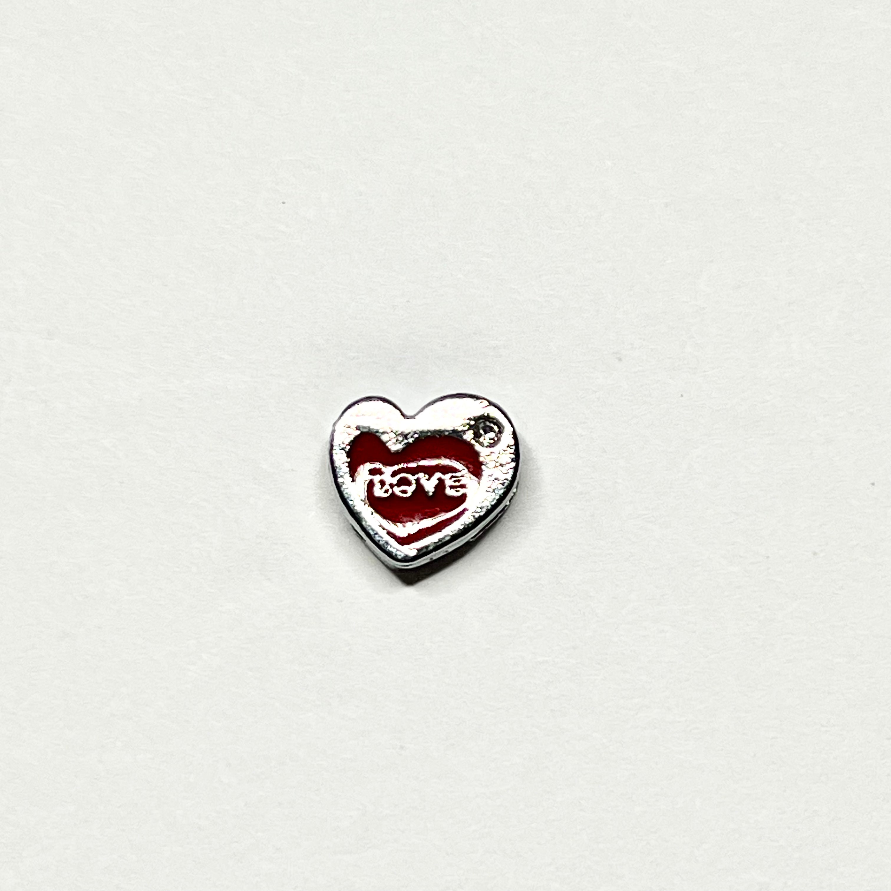Heart keychain charms