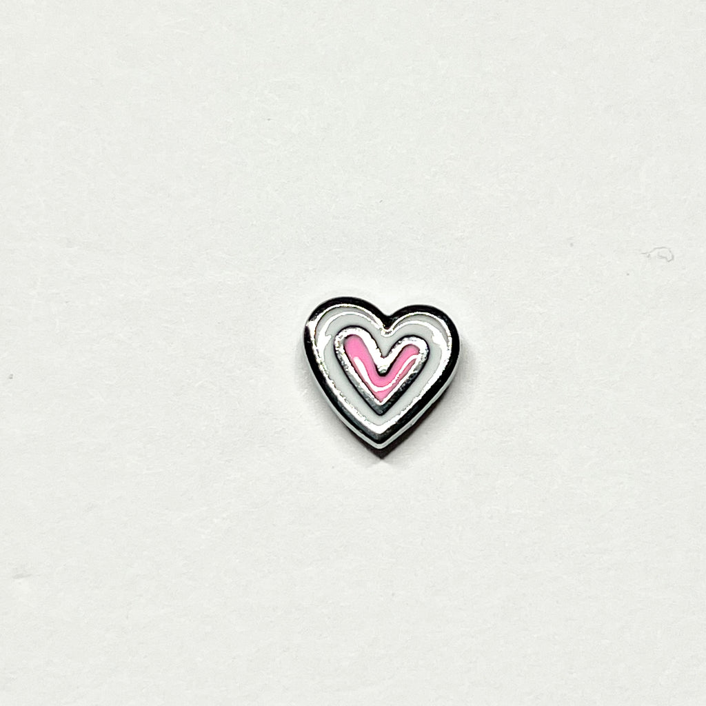 Heart keychain charms