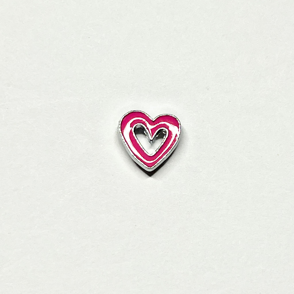 Heart keychain charms