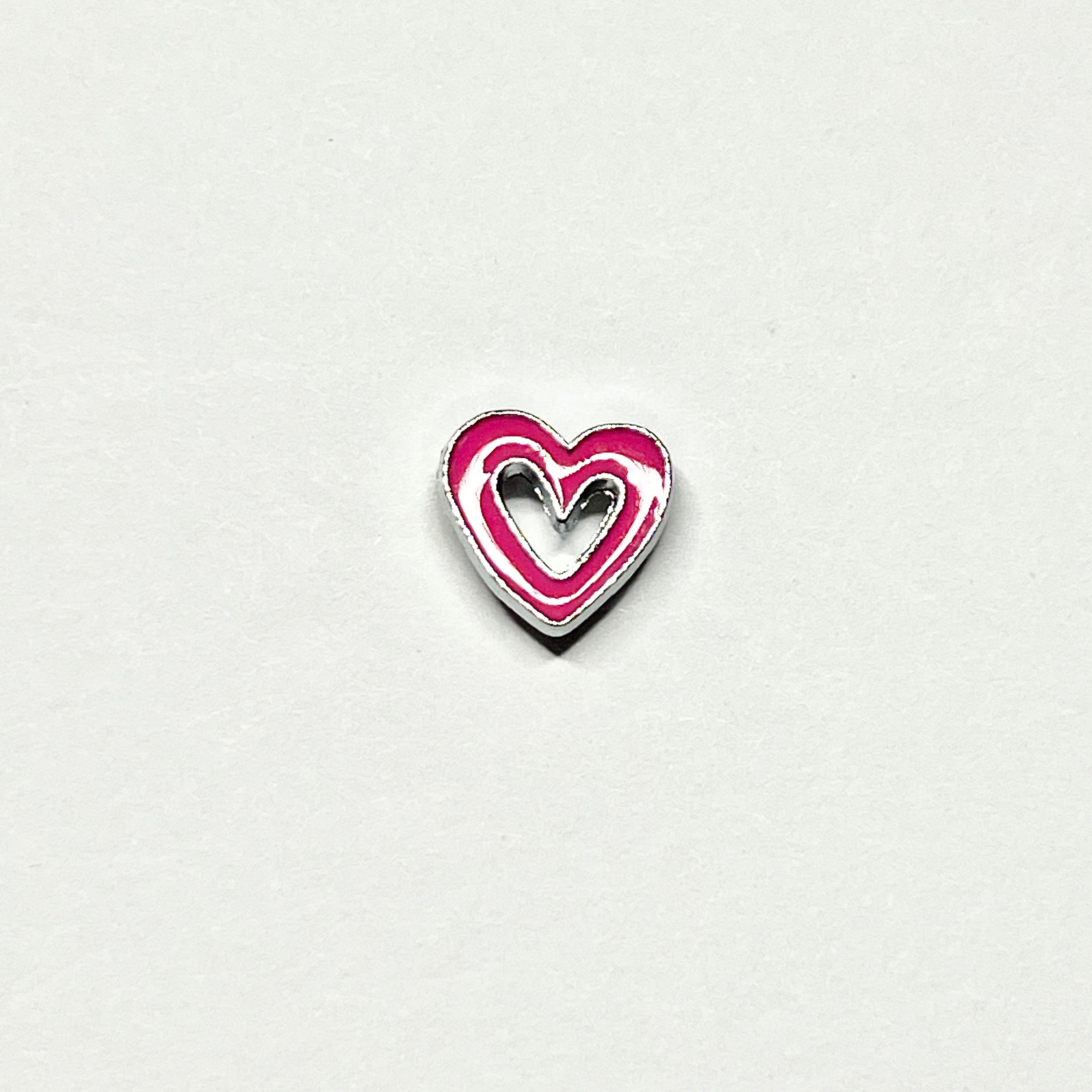 Heart keychain charms