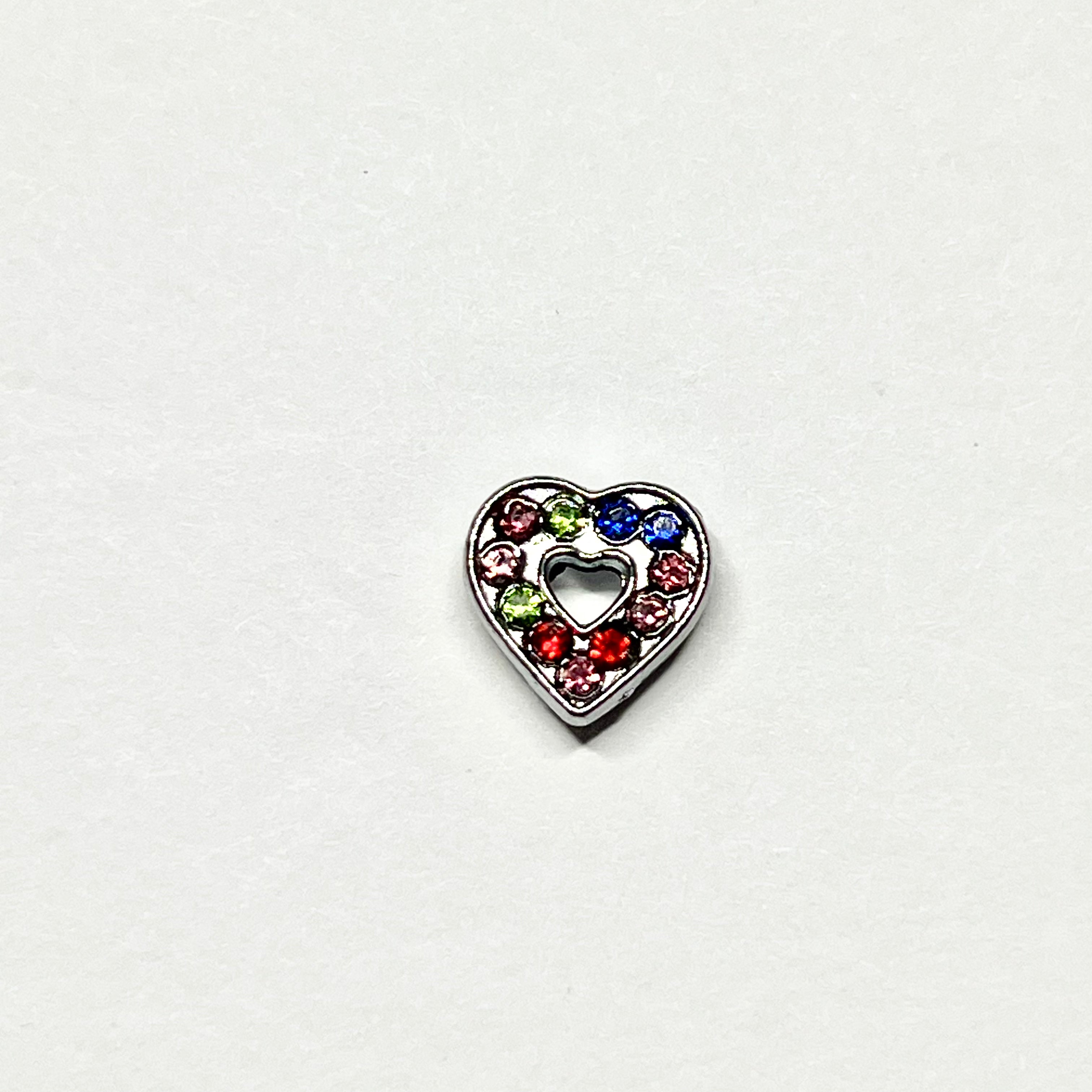 Heart keychain charms