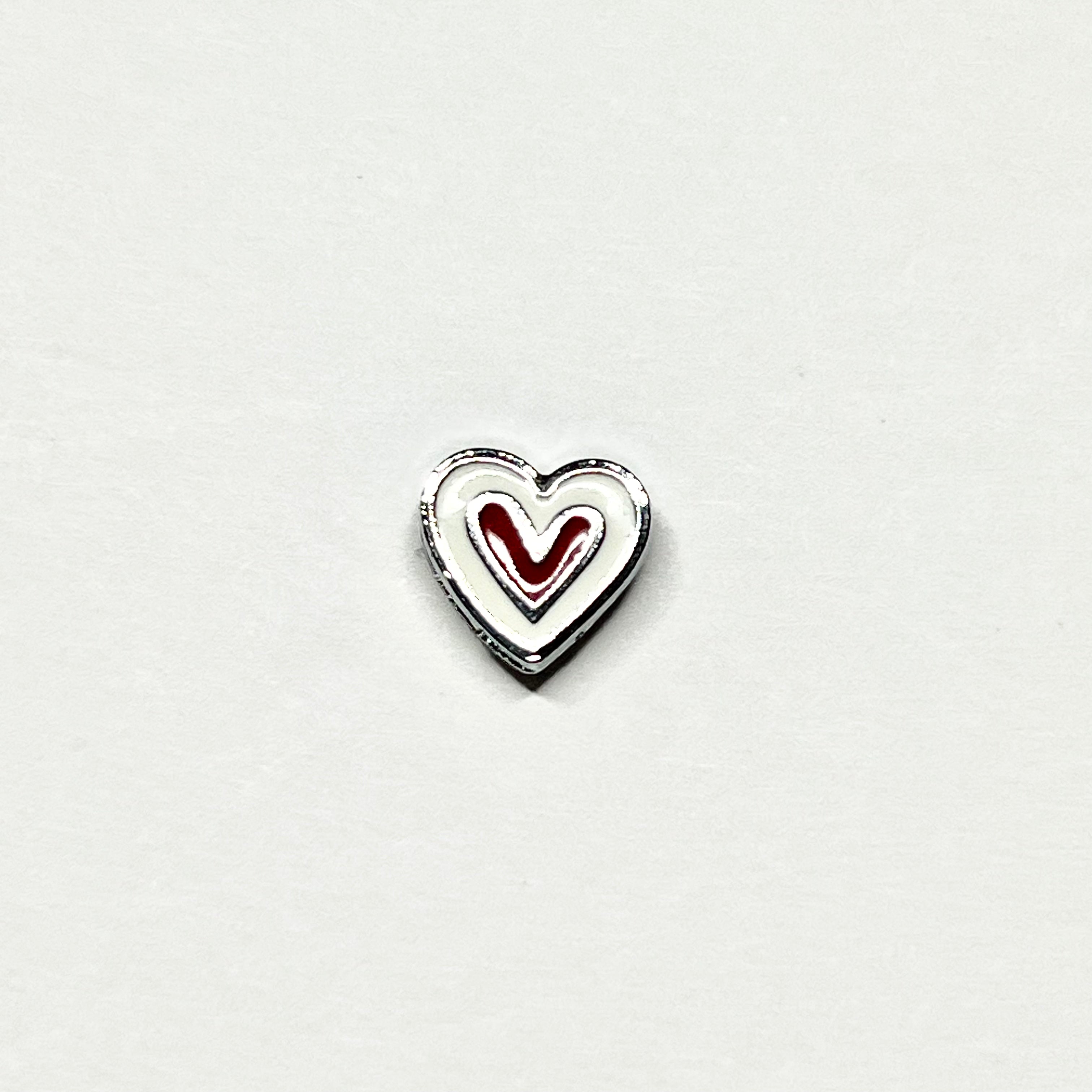 Heart keychain charms