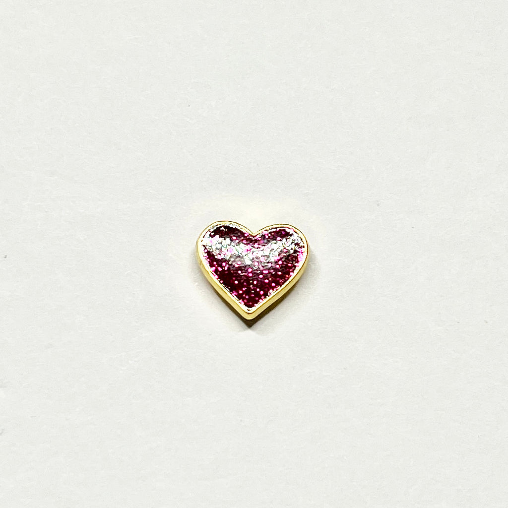 Heart keychain charms