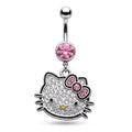 HK silver Belly Ring