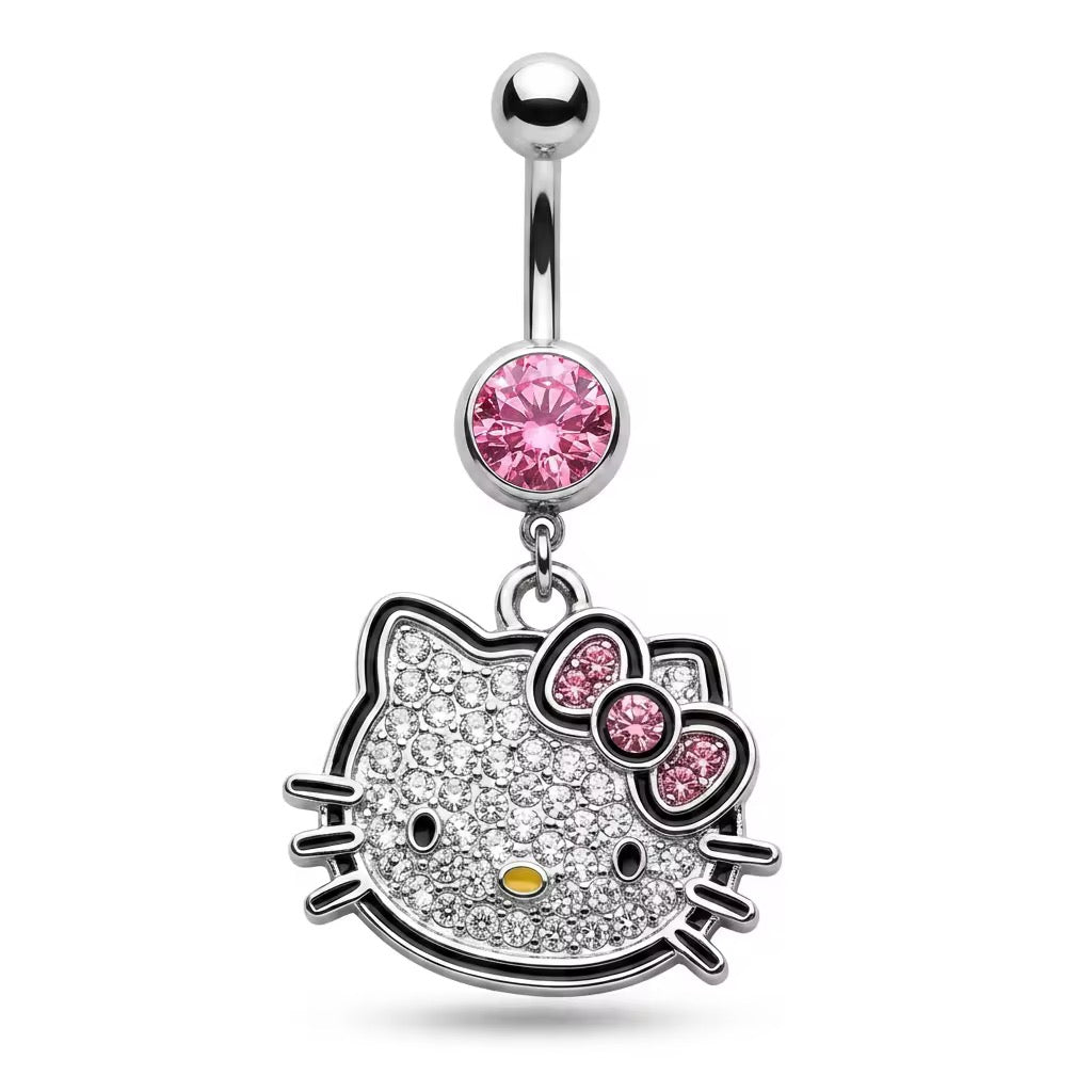 HK silver Belly Ring
