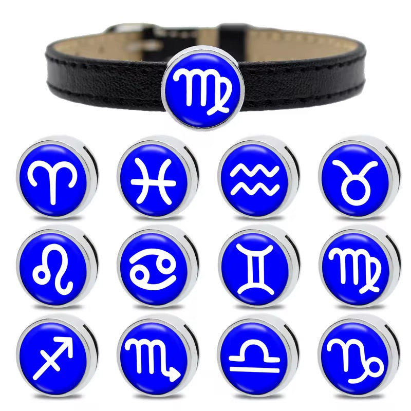 Zodiac keychain charms